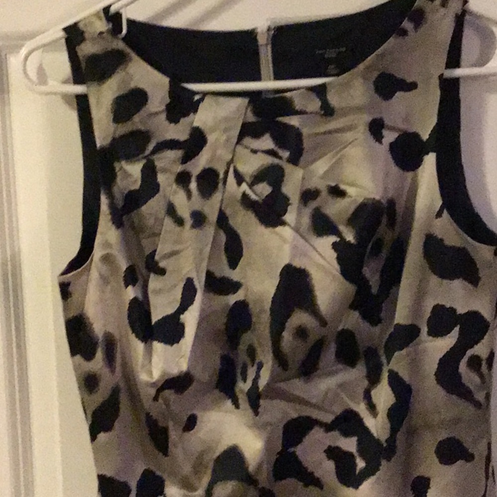 Leopard Print, sleeveless, Ann Taylor dress.